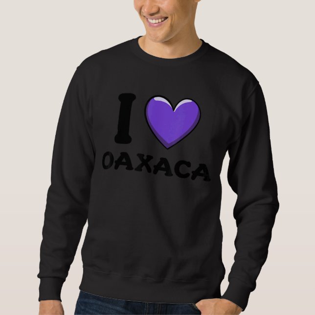 I Kärlek Oaxaca Mexiko 1 Lång Ärmad Tröja (Framsida)