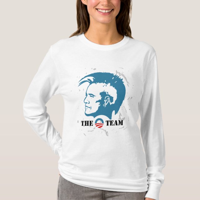 I kärlek Obama 2012 Tee (Framsida)