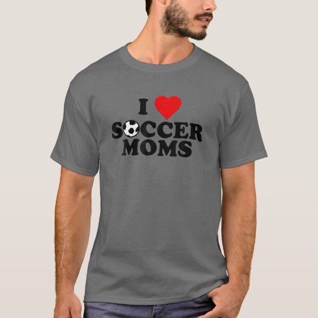 I Kärlek Ocer Mammor T Shirt (Framsida)