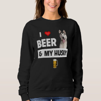I Kärlek och min Husky Mamma Pappa Sibiriska Alask T Shirt