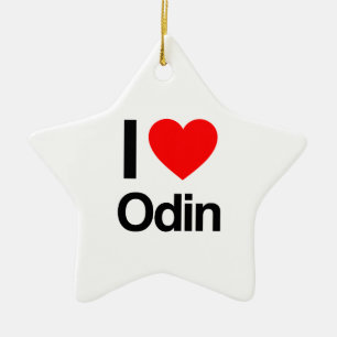 i kärlek odin.ai julgransprydnad keramik