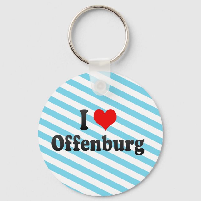 I Kärlek Offenburg, Tyskland Nyckelring (Framsida)