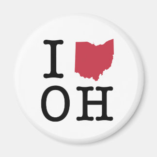 I Kärlek Ohio Magnet