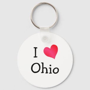 I Kärlek Ohio Nyckelring