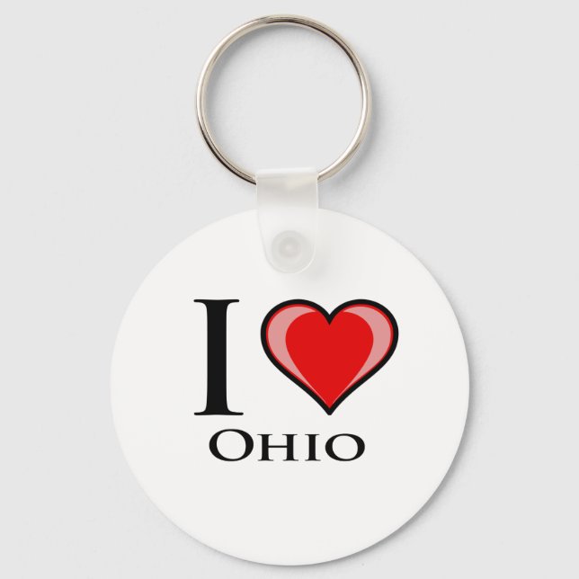 I Kärlek Ohio Nyckelring (Framsida)