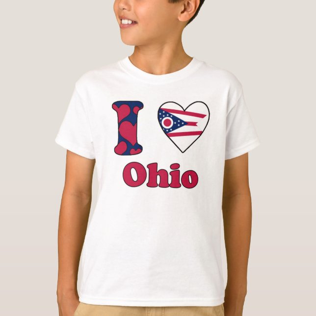 I kärlek Ohio T-shirt (Framsida)