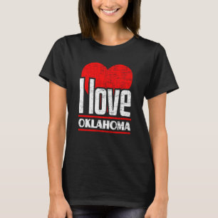 I Kärlek Oklahoma Bästa hemstat I Heart Oklahoma T Shirt