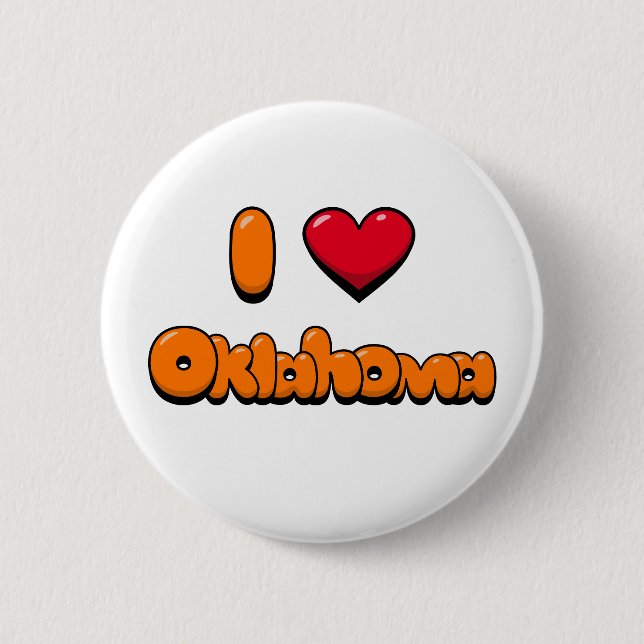 I Kärlek Oklahoma Knapp (Framsida)