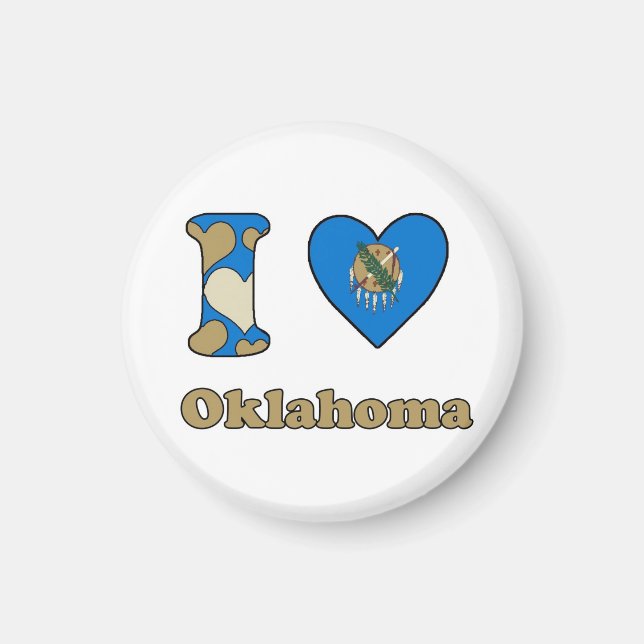 I kärlek Oklahoma Magnet (Framsidan)