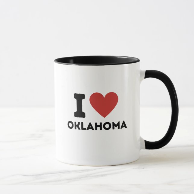 I kärlek Oklahoma Mugg (Höger)
