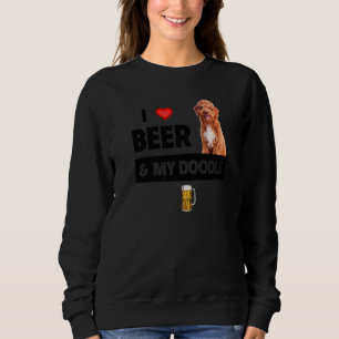 I Kärlek öl och min gyllene dörr Mamma Pappa Hundä T Shirt