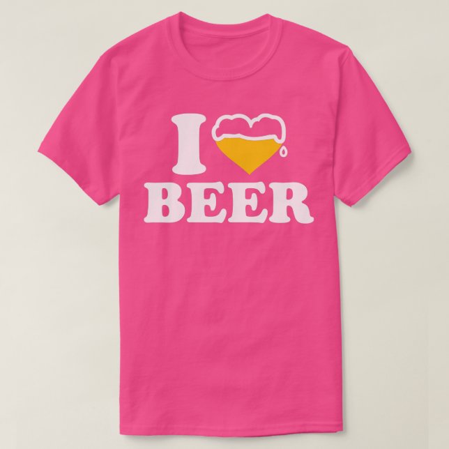 I kärlek öl t shirt (Design framsida)
