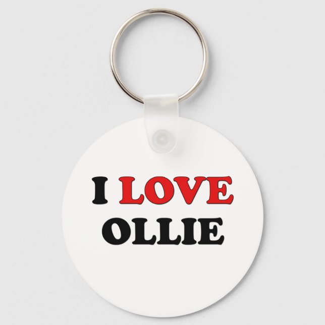 I Kärlek Ollie Nyckelring (Framsida)