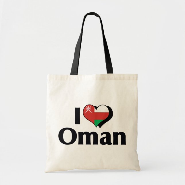 I Kärlek Oman Flagga Tygkasse (Framsidan)
