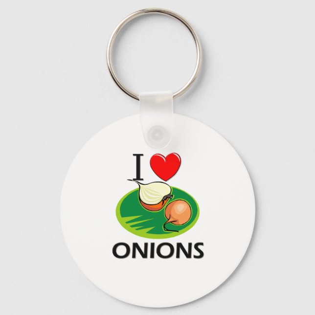 I Kärlek Onions Nyckelring (Framsida)