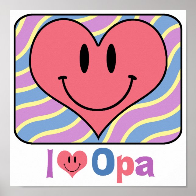 I Kärlek Opa Poster (Framsidan)