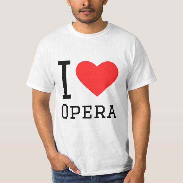 I kärlek opera t shirt (Framsida)