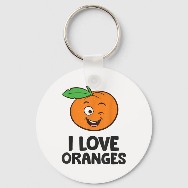 I Kärlek Orangar _1 Nyckelring (Framsida)