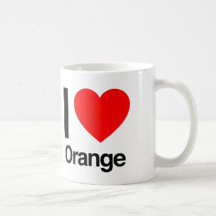 i KÄRLEK ORANGE Kaffemugg