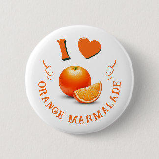 I Kärlek Orange Marmalade Knapp
