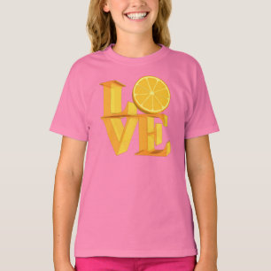 I KÄRLEK ORANGE (TANGERINE/MANDARIN) TEE
