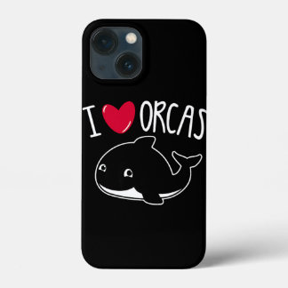 I Kärlek Orcas Funny Orca Killer Whale Älskare Cut