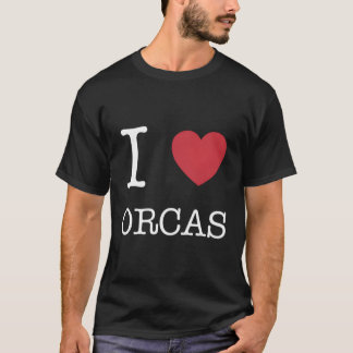 I Kärlek Orcas I Orcas T Shirt