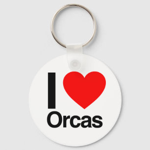 i kärlek orcas nyckelring