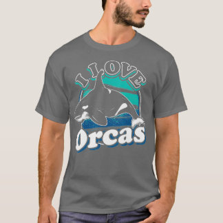 I Kärlek Orcas Orca T Shirt