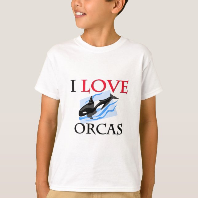 I Kärlek Orcas Tee (Framsida)
