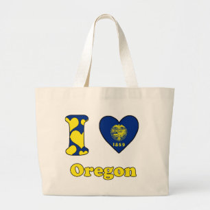 I kärlek Oregon Jumbo Tygkasse