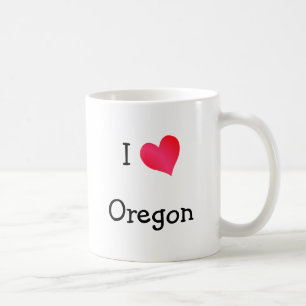 I Kärlek Oregon Kaffemugg