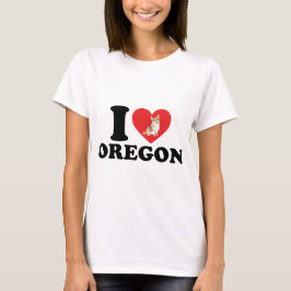 I Kärlek Oregon och min Corgi T Shirt