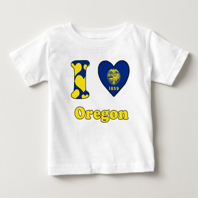 I kärlek Oregon Tee (Framsida)