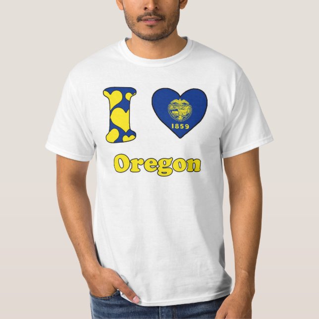 I kärlek Oregon Tee (Framsida)