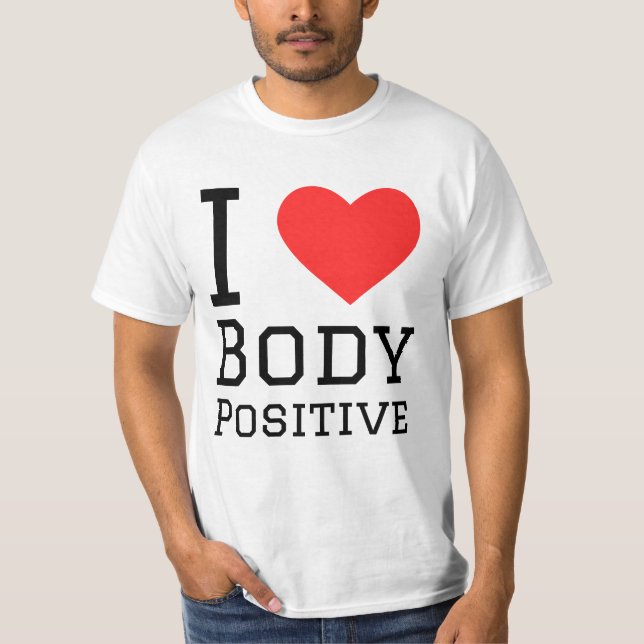 I kärlek-organet positivt t shirt (Framsida)
