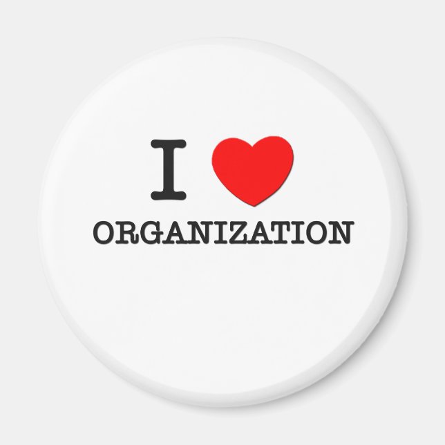 I Kärlek Organisation Magnet (Framsidan)