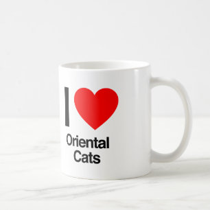 i kärlek, orientalkatter kaffemugg
