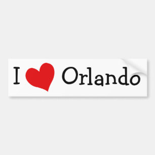 I Kärlek Orlando Bildekal