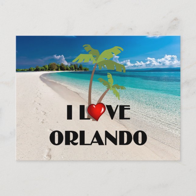 I Kärlek Orlando, Florida Vykort (Framsida)