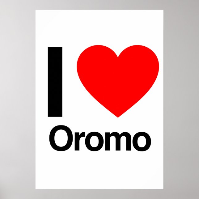 i kärlek oromo poster (Framsidan)