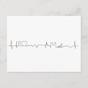I kärlek Oslo (ecg stil) souvenir Vykort