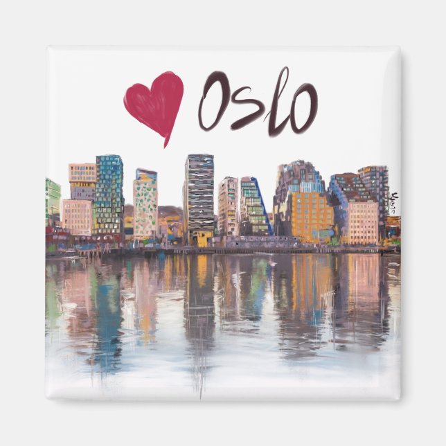 I kärlek Oslo Magnet (Framsidan)