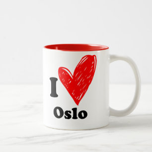 I kärlek Oslo Två-Tonad Mugg