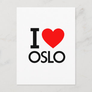I Kärlek Oslo Vykort