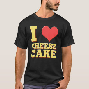 I Kärlek Ostecake Food Graham Crust Desserts Chees T Shirt