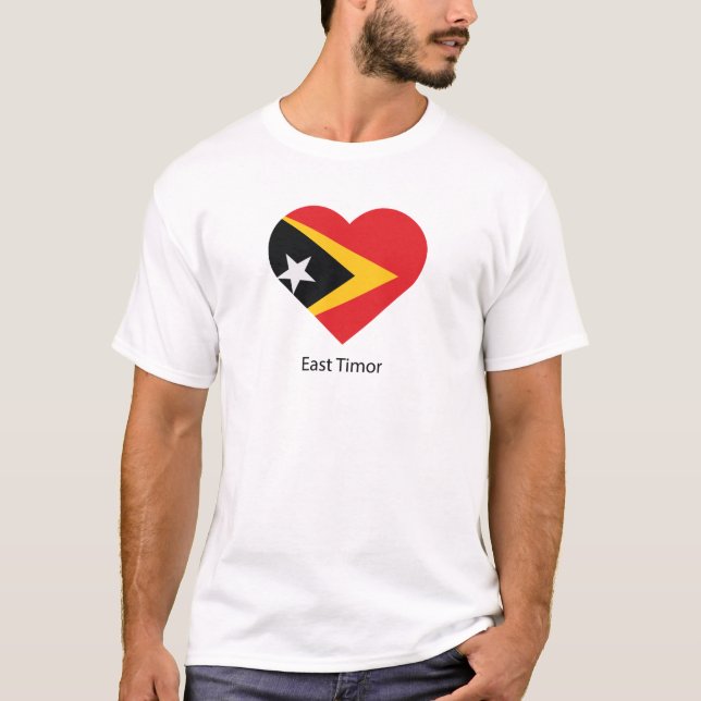 I Kärlek Öster Timor T Shirt (Framsida)