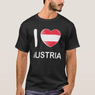 I Kärlek Österrike Mitt hem Land Heart Österrike 2 T Shirt