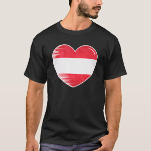 I Kärlek Österrike Mitt hem Land Heart Österrike 6 T Shirt