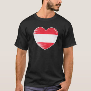 I Kärlek Österrike Mitt hem Land Heart Österrike 8 T Shirt
